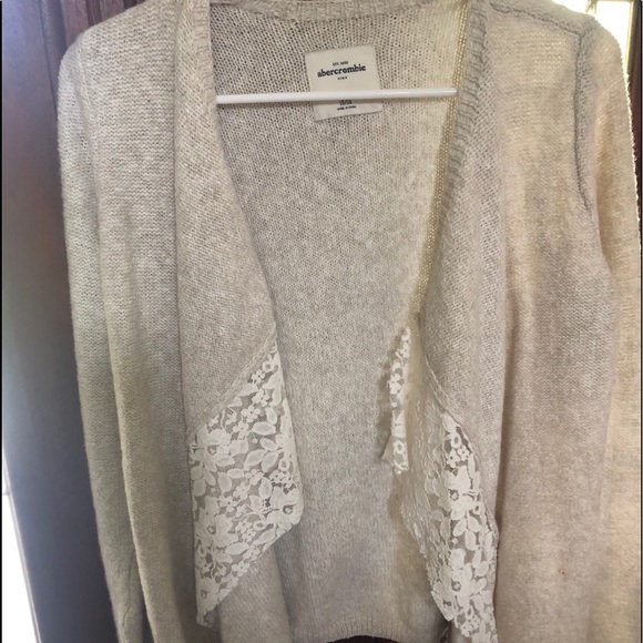 Abercrombie kids Girl’s Open Front Cardigan - Picture 4 of 4